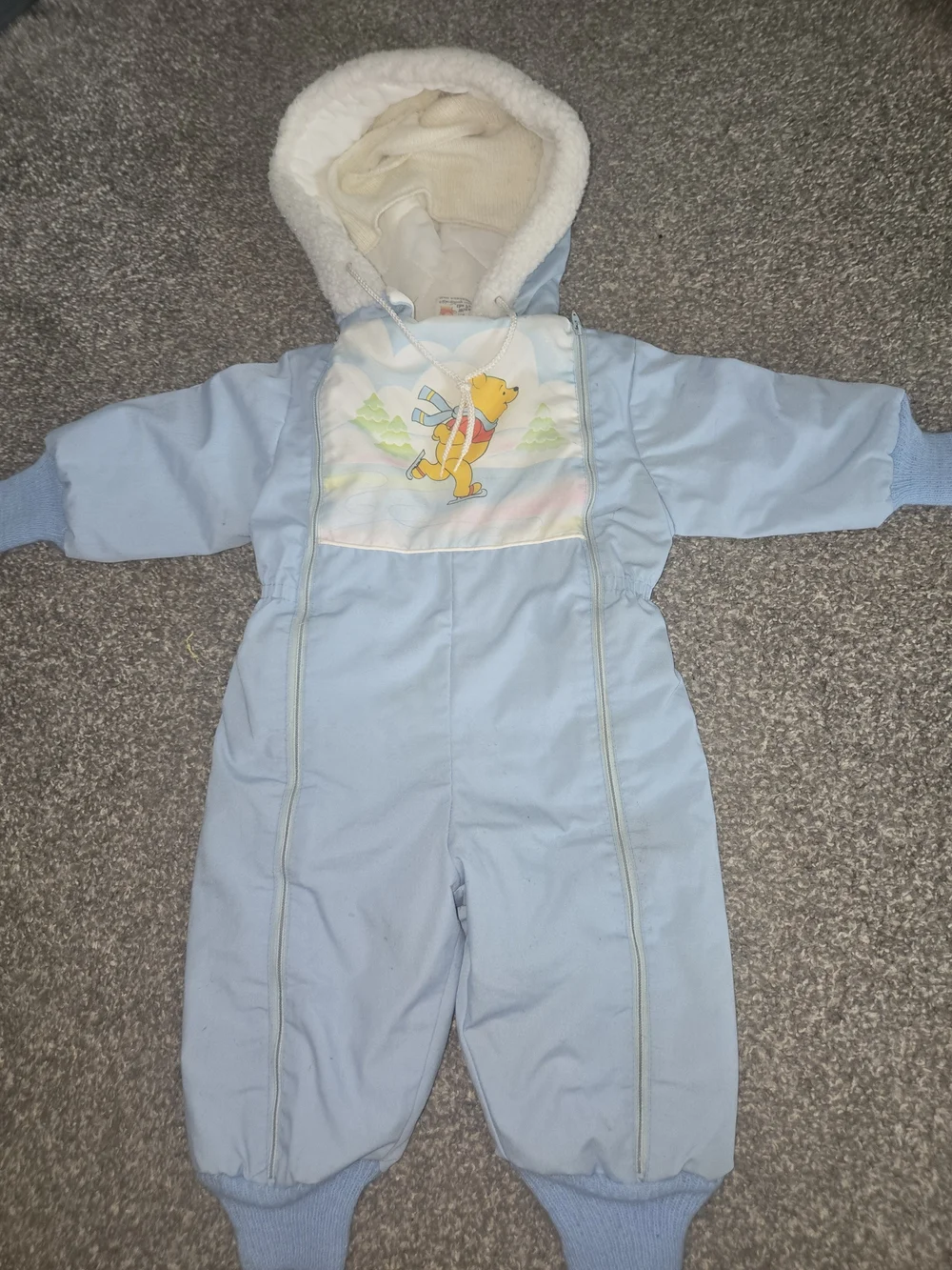 Vintage 70s Winnie The Pooh Sears Roebuck Toddler Snow Suit (28.5-32